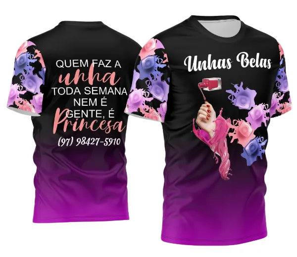 Arte Camisa Manicure - Profissão