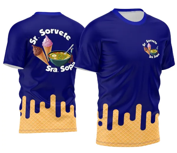 Arte Camisa Sorveteria - Profissão