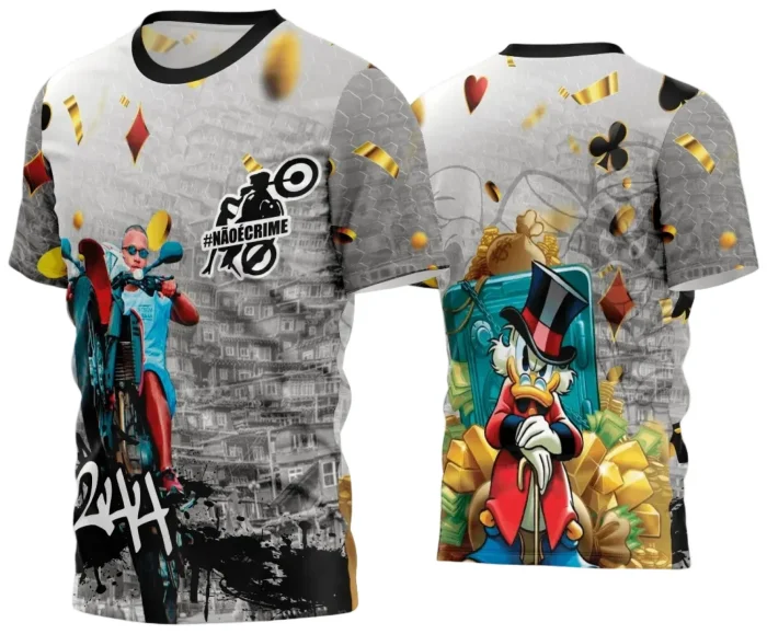 Arte Estampa Camisa Quebrada 2024