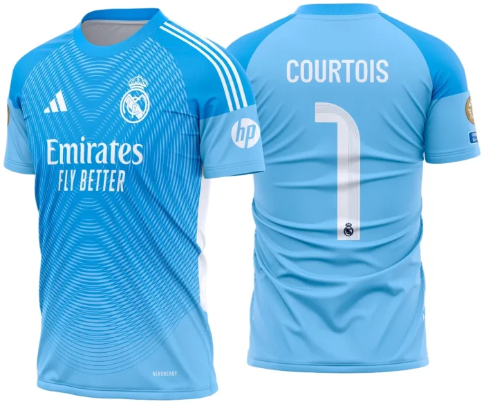 Arte Estampa Camisa Real Madrid Goleiro 2025 - 2026