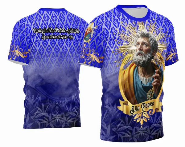 Arte Estampa Camisa Religião 2026 - São Pedro