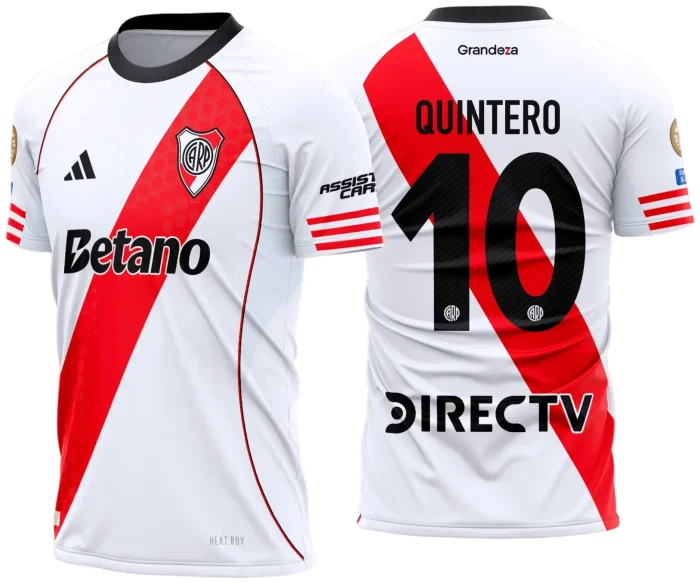 Arte Estampa Camisa River Plate Titular 2025 - 2026