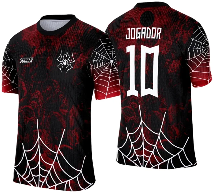 Arte Template Camisa de Interclasse Aranha