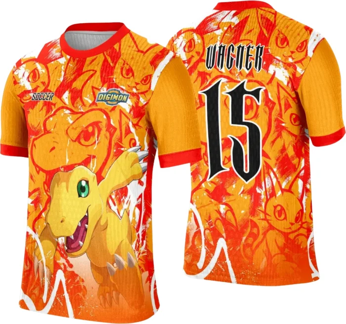 Arte Template Camisa Interclasse Digimon - 0056
