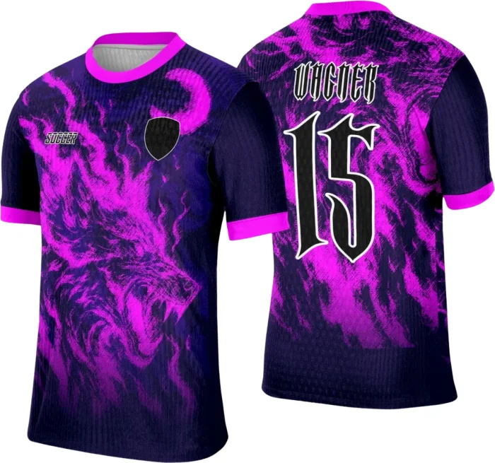 Arte Template Camisa Interclasse Lobo Fumaça - 0038