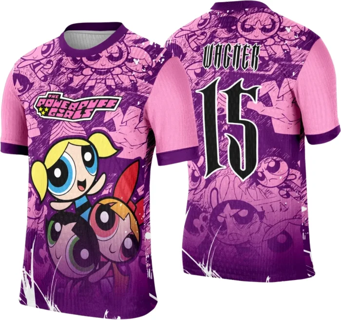 Arte Template Camisa Interclasse Meninas Super Poderosas - 0041