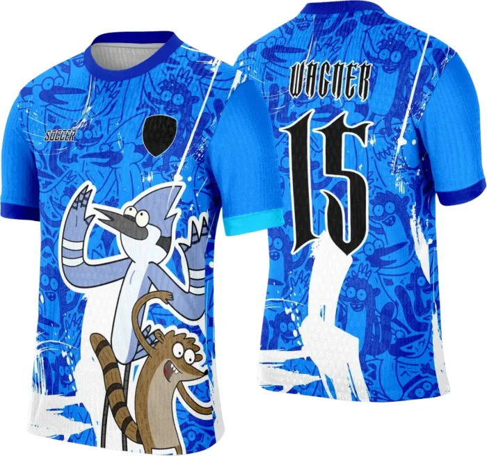 Arte Template Camisa Interclasse Regular Show - 0033