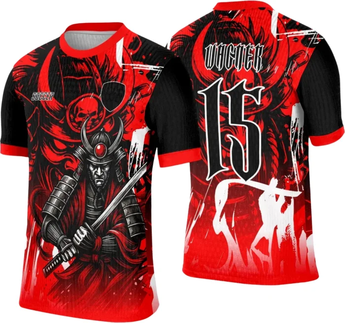 Arte Template Camisa Interclasse Samurai - 0031