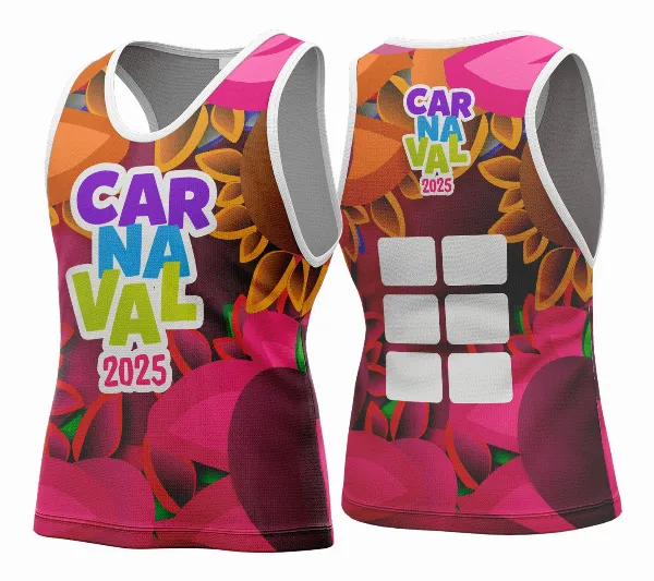 Arte Vetor Camisa Abadá de Carnaval 2026 - Modelo 101