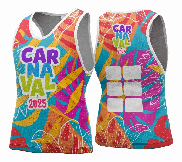 Arte Vetor Camisa Abadá de Carnaval 2026 - Modelo 106