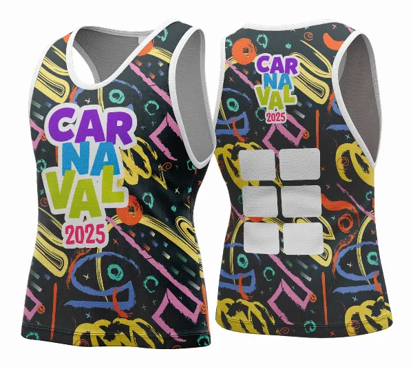 Arte Vetor Camisa Abadá de Carnaval 2026 - Modelo 108