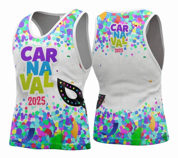 Arte Vetor Camisa Abadá de Carnaval 2026 - Modelo 118