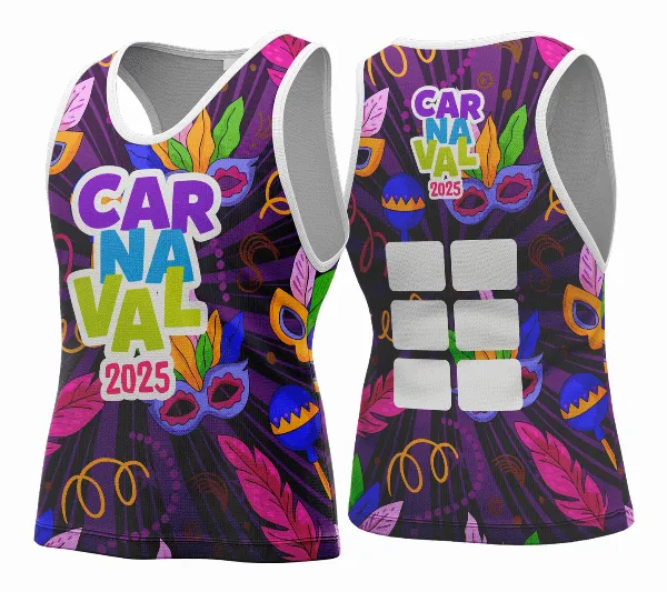 Arte Vetor Camisa Abadá de Carnaval 2026 - Modelo 120