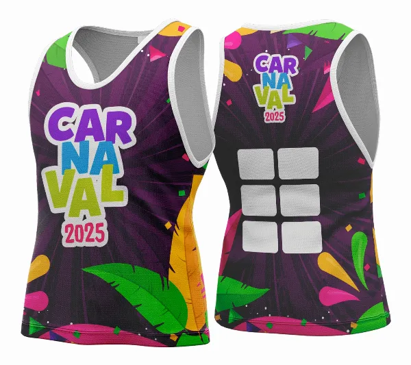 Arte Vetor Camisa Abadá de Carnaval 2026 - Modelo 123