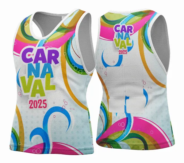 Arte Vetor Camisa Abadá de Carnaval 2026 - Modelo 127