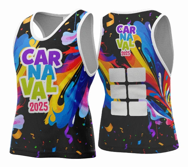 Arte Vetor Camisa Abadá de Carnaval 2026 - Modelo 132