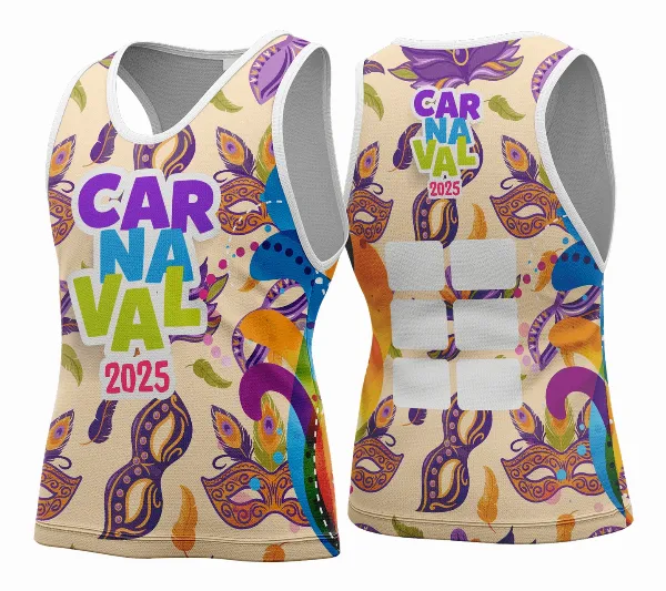 Arte Vetor Camisa Abadá de Carnaval 2026 - Modelo 134