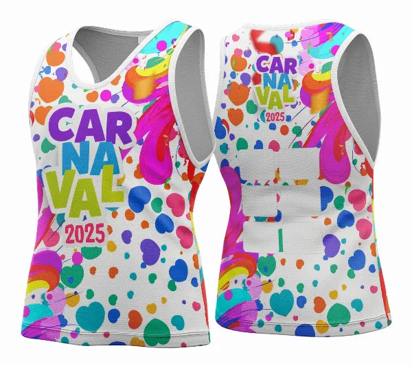 Arte Vetor Camisa Abadá de Carnaval 2026 - Modelo 140