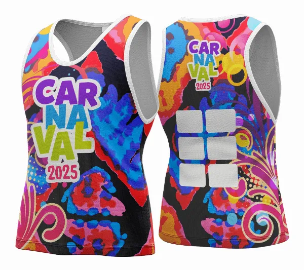 Arte Vetor Camisa Abadá de Carnaval 2026 - Modelo 142