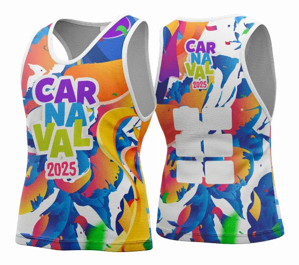 Arte Vetor Camisa Abadá de Carnaval 2026 - Modelo 150