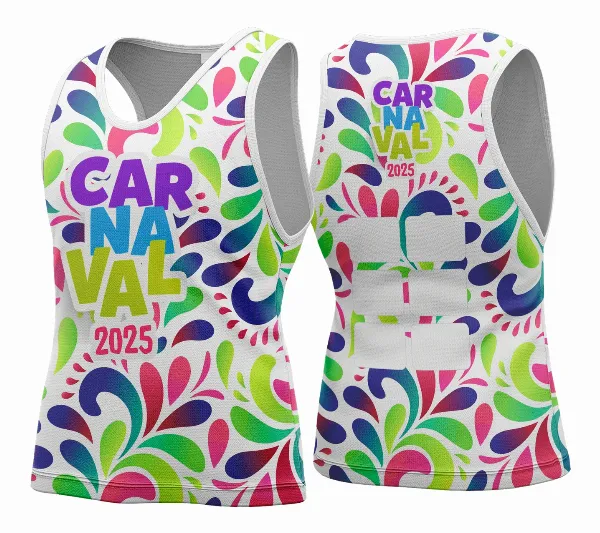 Arte Vetor Camisa Abadá de Carnaval 2026 - Modelo 151
