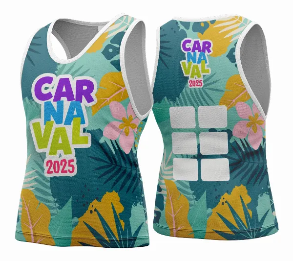 Arte Vetor Camisa Abadá de Carnaval 2026 - Modelo 155