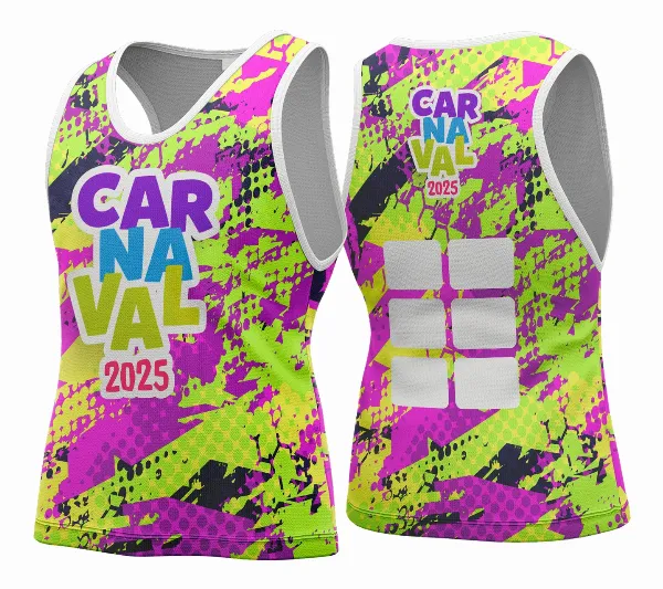 Arte Vetor Camisa Abadá de Carnaval 2026 - Modelo 159