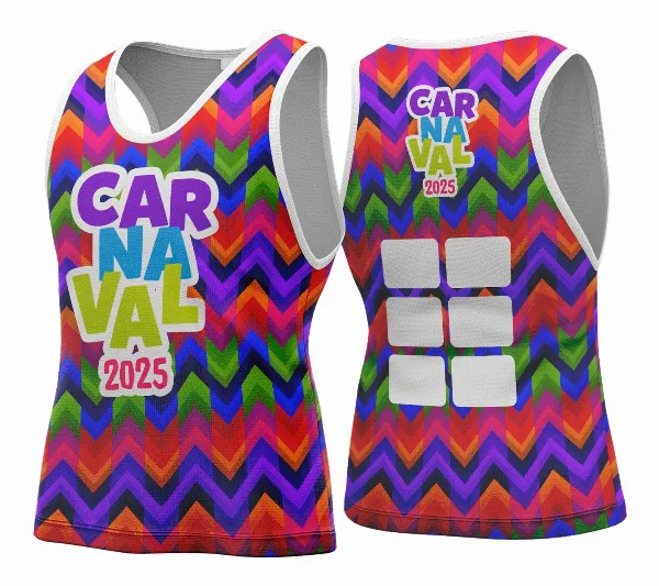 Arte Vetor Camisa Abadá de Carnaval 2026 - Modelo 160
