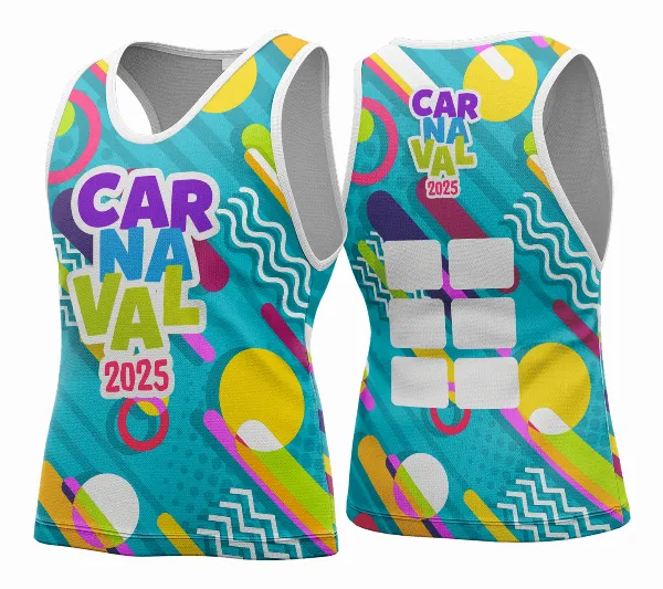 Arte Vetor Camisa Abadá de Carnaval 2026 - Modelo 162
