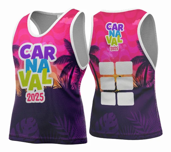 Arte Vetor Camisa Abadá de Carnaval 2026 - Modelo 164