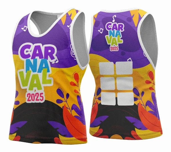 Arte Vetor Camisa Abadá de Carnaval 2026 - Modelo 165