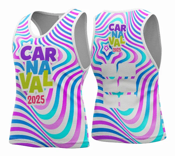Arte Vetor Camisa Abadá de Carnaval 2026 - Modelo 167