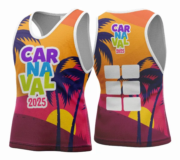 Arte Vetor Camisa Abadá de Carnaval 2026 - Modelo 169