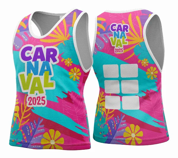 Arte Vetor Camisa Abadá de Carnaval 2026 - Modelo 170