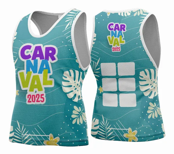 Arte Vetor Camisa Abadá de Carnaval 2026 - Modelo 171