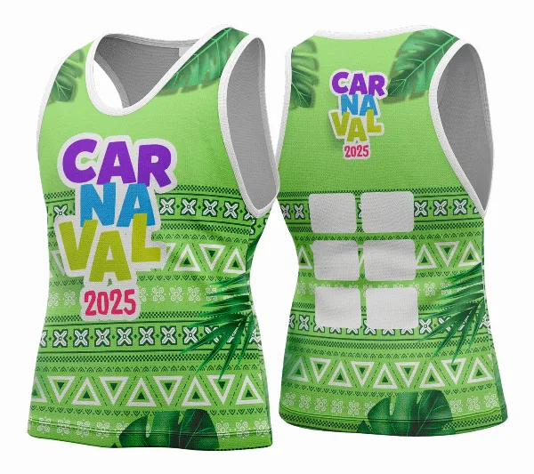 Arte Vetor Camisa Abadá de Carnaval 2026 - Modelo 174