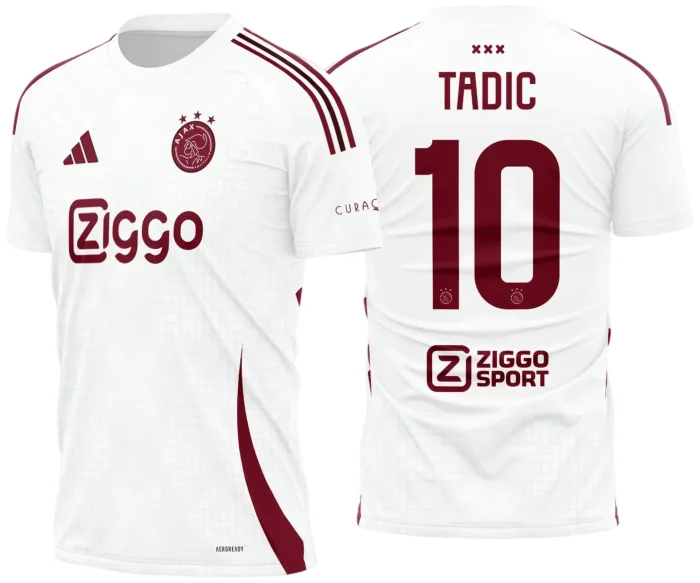 Arte Vetor Camisa Ajax Terceira 2024 - 2025
