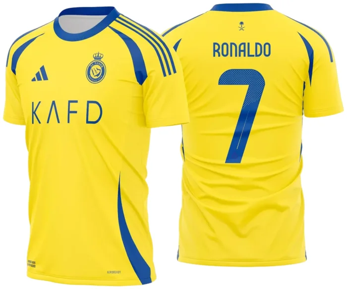 Arte Vetor Camisa Al-Nassr Titular 2023 - 2024