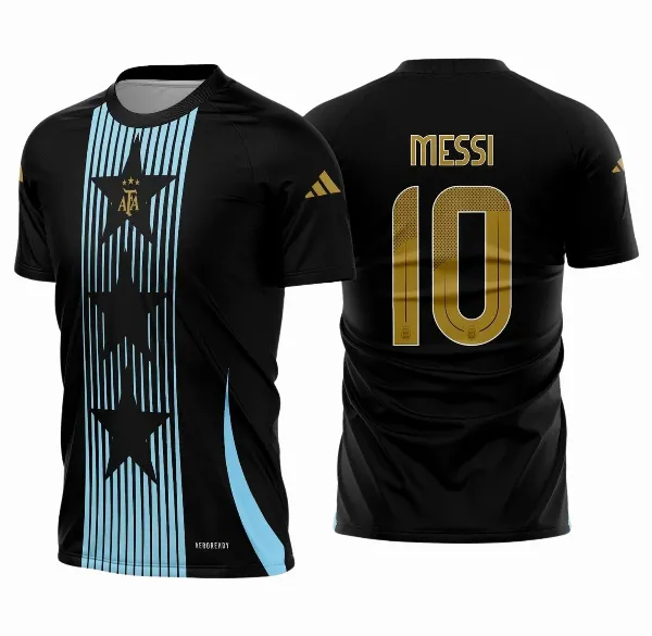 Arte Vetor Camisa Argentina Pré-Jogo 2024 - 2025