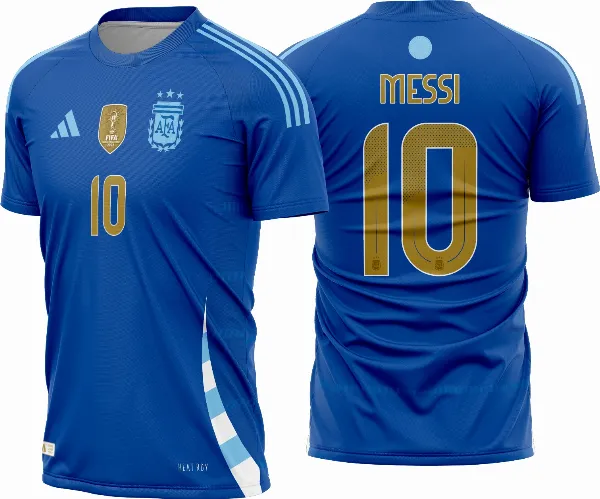 Arte Vetor Camisa Argentina Reserva 2024 - 2025