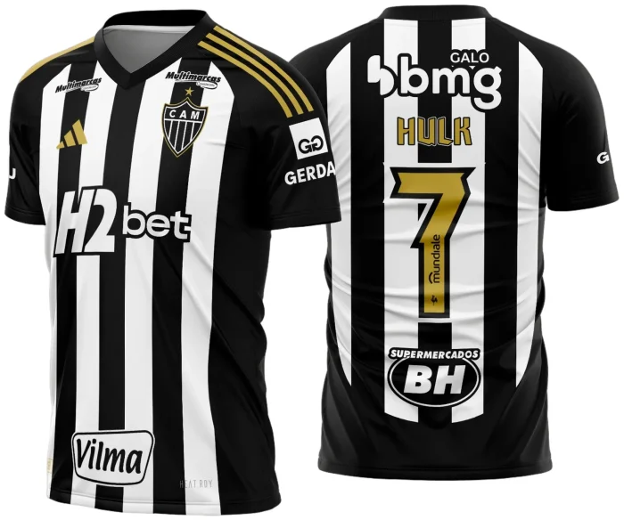 Arte Vetor - Camisa Atlético MG Titular 2024 - 2025