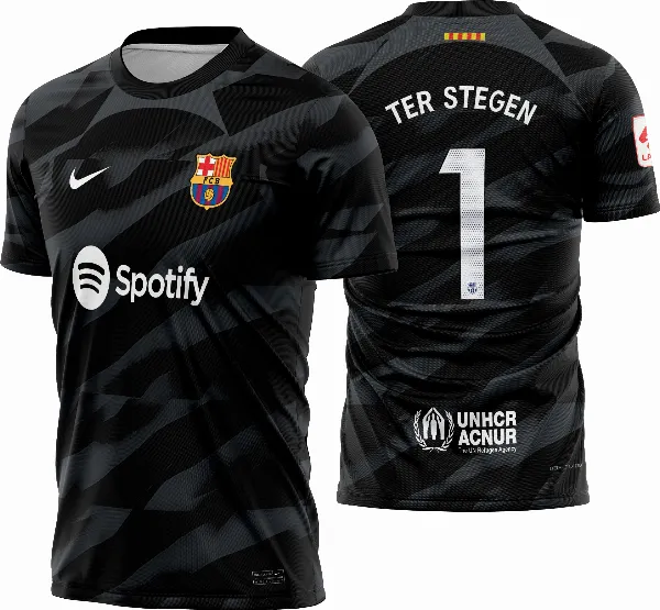 Arte Vetor Camisa Barcelona Goleiro 2023-24