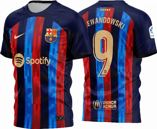 Arte Vetor Camisa Barcelona Titular 2022-2023