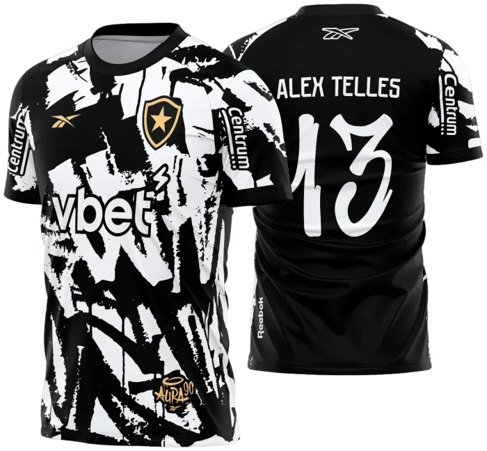 Arte Vetor Camisa Botafogo Quarta 2025 - 2026