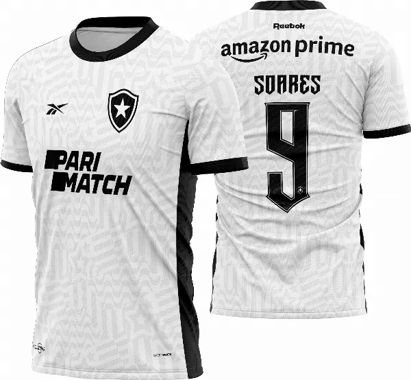 Arte Vetor Camisa Botafogo Terceira 2023-24 B