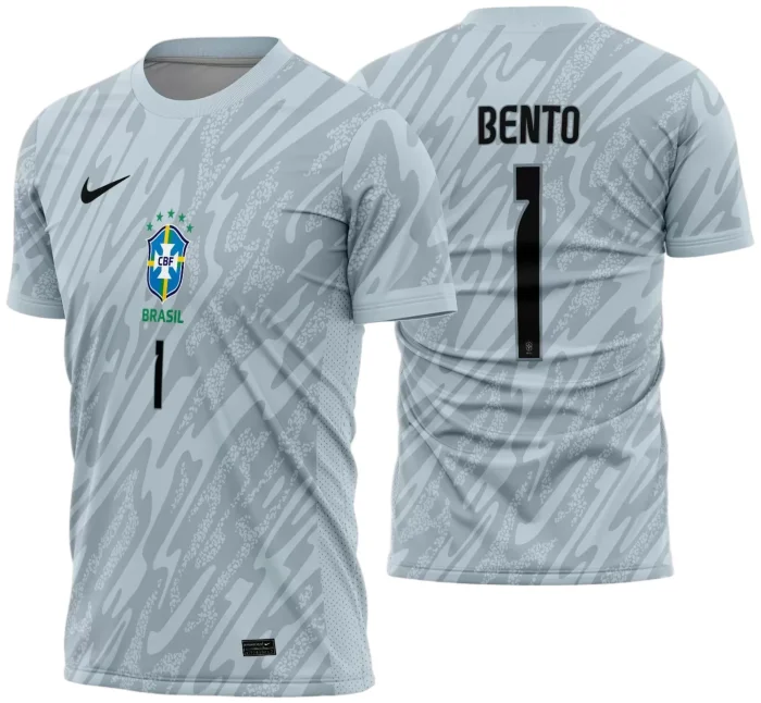 Arte Vetor Camisa Brasil Goleiro 2024 - 2025