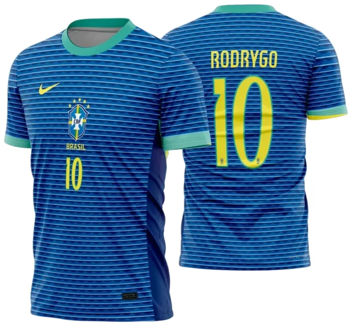 Arte Vetor Camisa Brasil Reserva 2024 - 2025