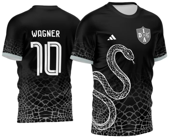 Arte Vetor Camisa Cobra de Time Futebol