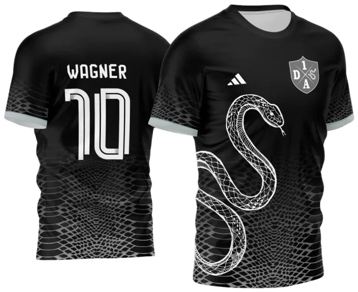 Arte Vetor Camisa Cobra de Time Futebol