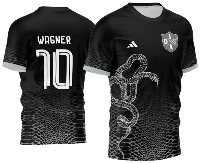 Arte Vetor Camisa Cobra de Time Futebol